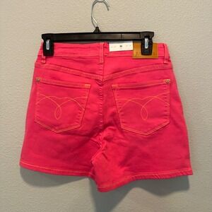 Judy‎ Blue Pink Denim High Waist Shorts Sz M